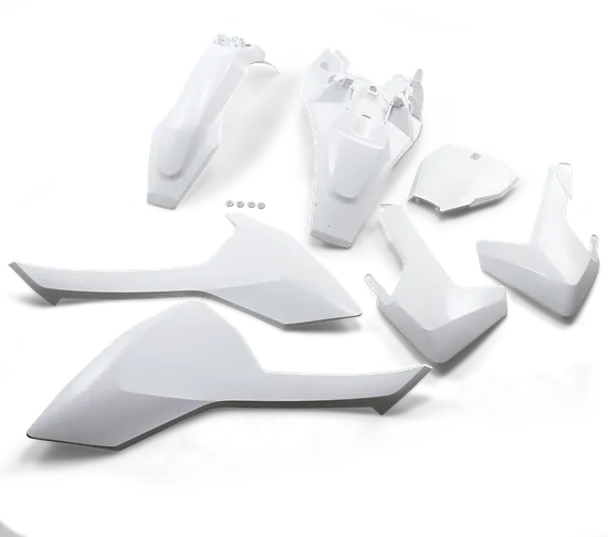 UFO Full Body Plastic Kit Fender Fairing Side Panel White