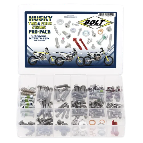 Bolt Husqvarna 2 and 4 Stroke Pro Pack Hardware Kit