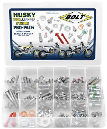 Bolt Husqvarna 2 and 4 Stroke Pro Pack Hardware Kit