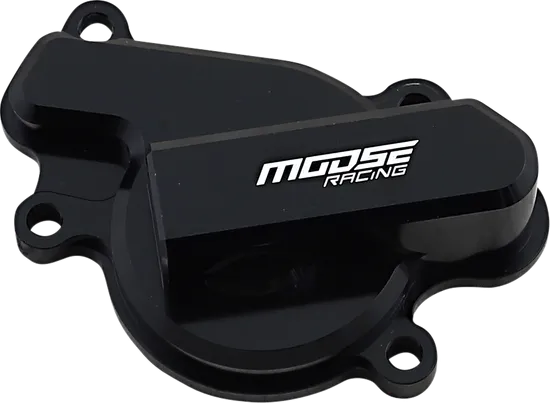 Moose Billet Aluminum Black Outer Water Pump Cover