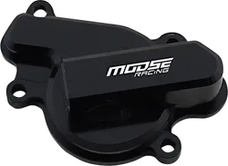 Moose Billet Aluminum Black Outer Water Pump Cover
