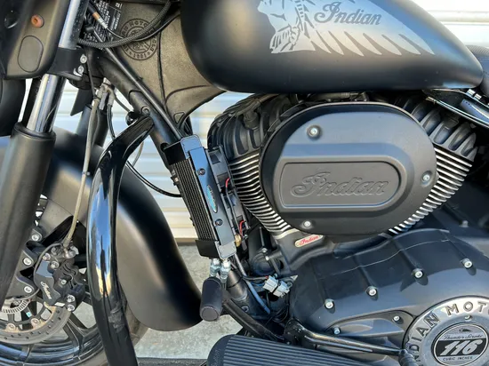 UC Frame Tube Mount Engine Oil Cooler Kit Black Naked