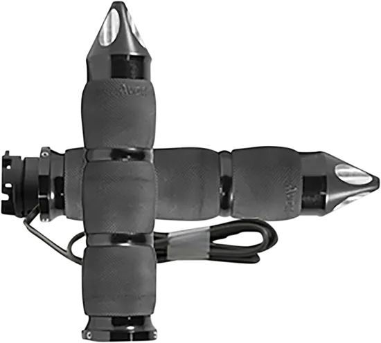 Avon Heated Grips Air Cushion Black Spike