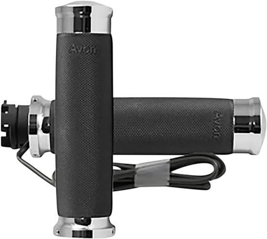 Avon Heated Grips Custom Contour Chrome 1in.