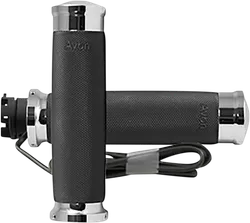 Avon Heated Grips Custom Contour Chrome 1in.