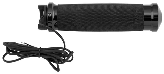 Avon Heated Grips Custom Contour Black Anodized 1in.