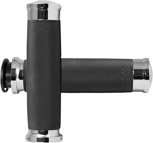 Avon Handlebar Grips Custom Contour Chrome