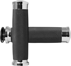 Avon Handlebar Grips Custom Contour Chrome