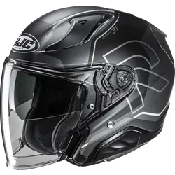 HJC Adult Unisex RPHA 31 Dereen Helmet Open Face XS Black Gray