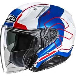 HJC Adult Unisex RPHA 31 Dereen Helmet Open Face S Blue Red White
