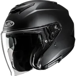HJC Adult Unisex i31 Solid Helmet Open Face 2XL Black Satin