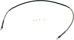 Moose Stainless Steel PVC Coated Braided Front Brake Line