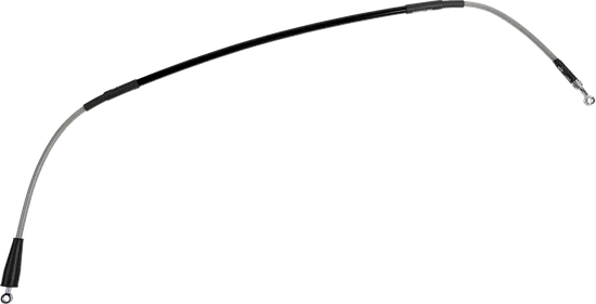 Moose Stainless Steel PVC Coated Braided Front Brake Line 3