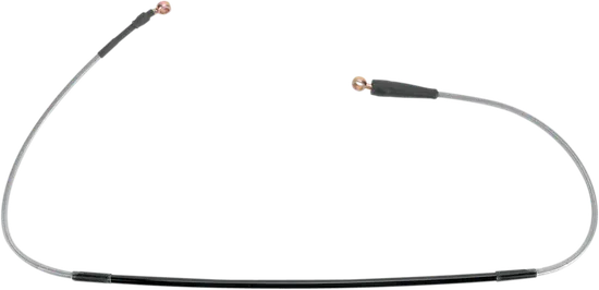 Moose Stainless Steel PVC Coated Braided Front Brake Line