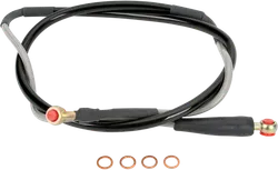 Moose Stainless Steel PVC Coated Braided Front Brake Line