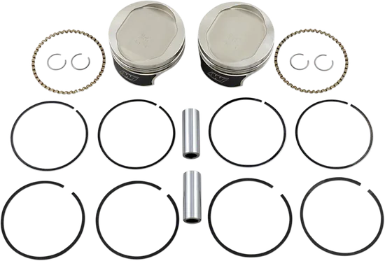 Wiseco Tracker Big Bore Piston Kit 1200cc 3.507 9.51 Harley Sportster