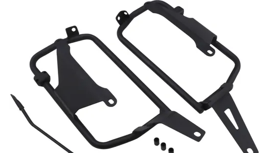 Moose Black Steel Kenai Side Case Mount Kit