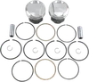 Wiseco High Performance Piston Kit 3.508in .01in OB 10:1