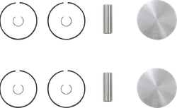 Wossner Complete Dual Ring Piston Kit 78.36mm Ring Circlip Wrist Pin