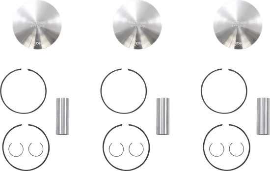 Wossner Complete Piston Kit 69.38mm Ring Circlip Wrist Pin Dual Ring