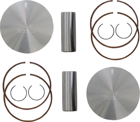Wossner Complete Piston Kit 70.87mm Ring Circlip Wrist Pin