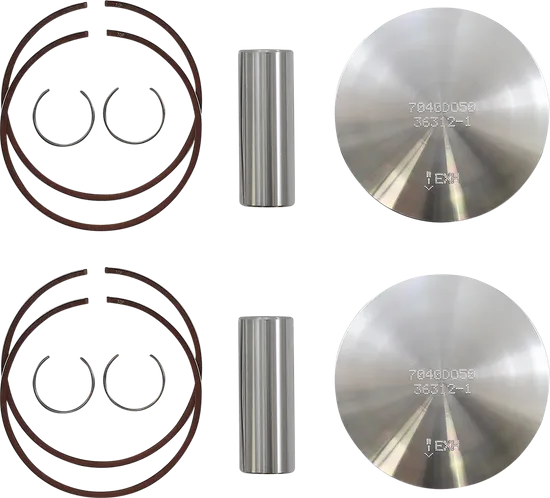 Wossner Complete Piston Kit 70.87mm Ring Circlip Wrist Pin