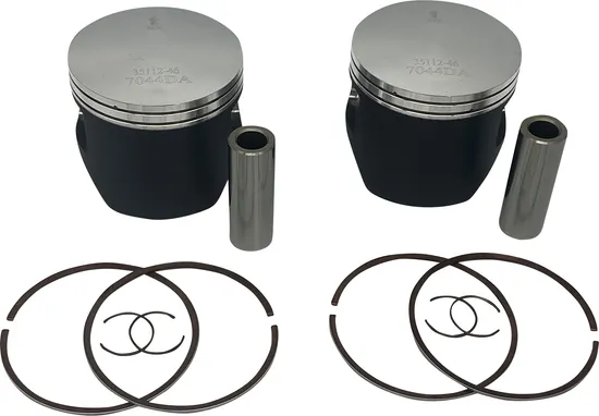 Wossner Complete Piston Kit 84.86mm Ring Circlip Wrist Pin 1
