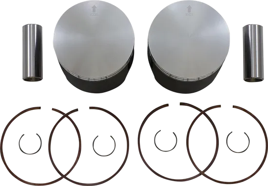 Wossner Complete Piston Kit 75.87mm Ring Circlip Wrist Pin