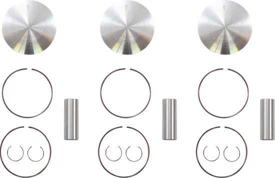 Wossner Complete Piston Kit 68.88mm Ring Circlip Wrist Pin