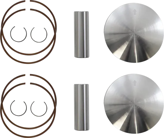 Wossner Complete Piston Kit 73.38mm Ring Circlip Wrist Pin