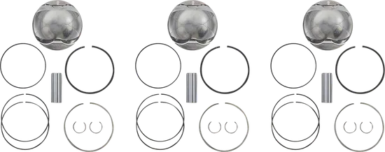 Wossner Complete Piston Kit 73.94mm Ring Circlip Wrist Pin