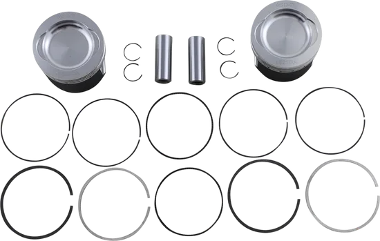 Wossner Complete Piston Kit 79.93mm STD 9.8.1 Ring Circlip Wrist Pin