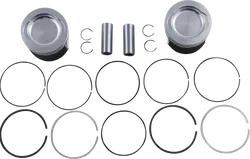 Wossner Complete Piston Kit 79.93mm STD 9.8.1 Ring Circlip Wrist Pin
