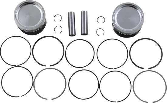 Wossner Complete Piston Kit 79.93mm STD 10.0.1 Ring Circlip Wrist Pin