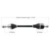 Tytaneum Heavy Duty Axle Rear Left
