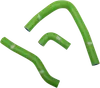 Moose Green Race Fit Radiator 3 Hose Kit wo Clamp