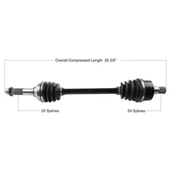 Tytaneum Replacement CV Axle Rear Left or Right