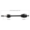 Tytaneum Replacement CV Axle Rear Left or Right
