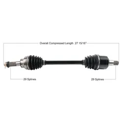 Tytaneum Replacement CV Axle Rear Left