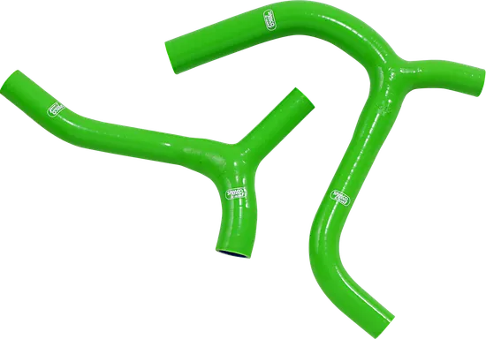 Moose Green Race Fit Radiator 2 Hose Kit