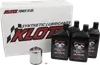 Klotz Engine Oil Change Kit w Chrome Filter 20W50 4qt