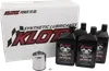 Klotz Engine Oil Change Kit w Chrome Filter 20W50 4qt
