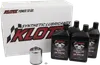 Klotz Engine Oil Change Kit w Chrome Filter 20W50 4qt