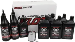 Klotz Premium Engine Oil Change Kit w Chrome Filter 20W50 5qt