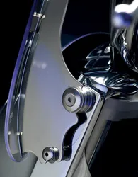 National Cycle Switchblade Windshield Mount Hardware Kit Quick Release Chrome