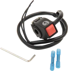Moose Engine Kill Off Stop Start Push Button Billet Switch for 7/8in