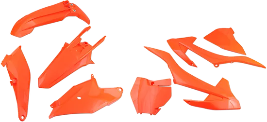 UFO Full Body Plastic Kit Fender Fairing Side Panel Neon Orange