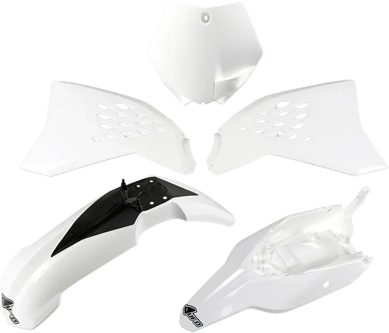 UFO Full Body Plastic Kit Fender Fairing Side Panel White