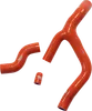 Moose Orange Race Fit Radiator 3 Hose Kit