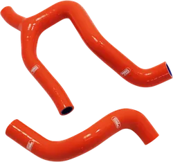 Moose Orange Race Fit Radiator 2 Hose Kit